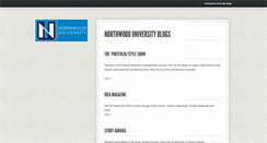 Desktop Screenshot of blogs.northwood.edu