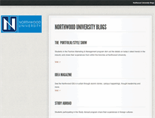 Tablet Screenshot of blogs.northwood.edu